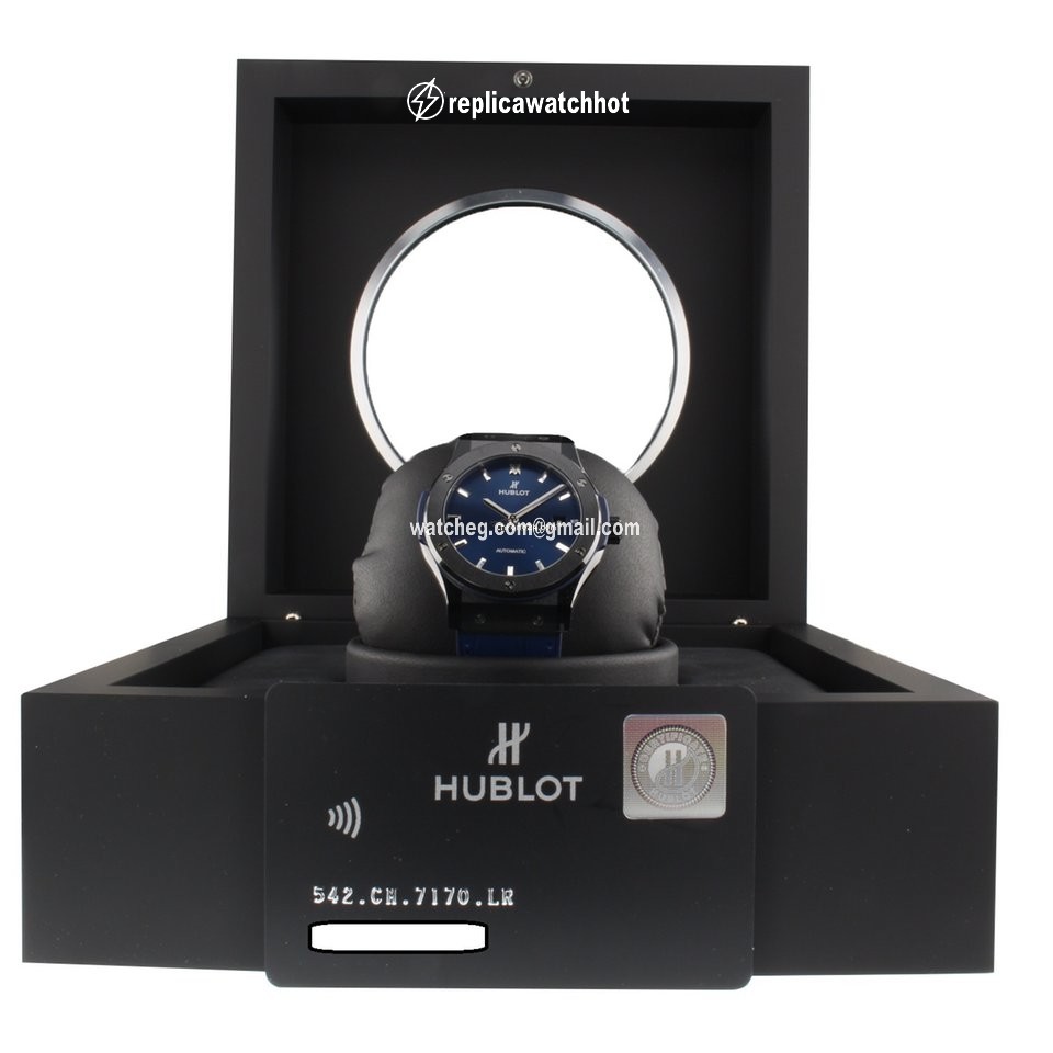 Hublot Classic Fusion Blue Mens watch Unisex Automatic Ceramic 542CM7170LR 2