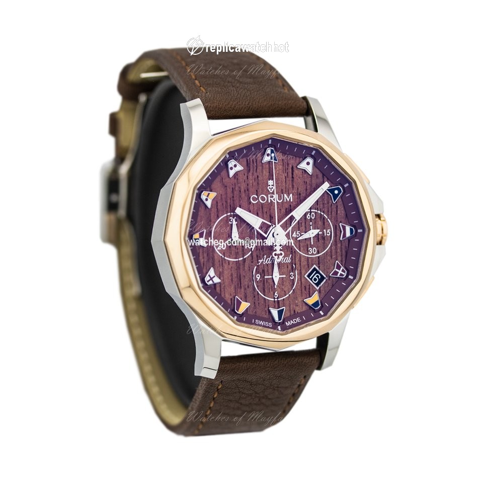 Corum Admirals Cup Legend 42 Mens watch Unisex Automatic Gold Steel A984 03598 - 984.101.24 0F62 AW12 2