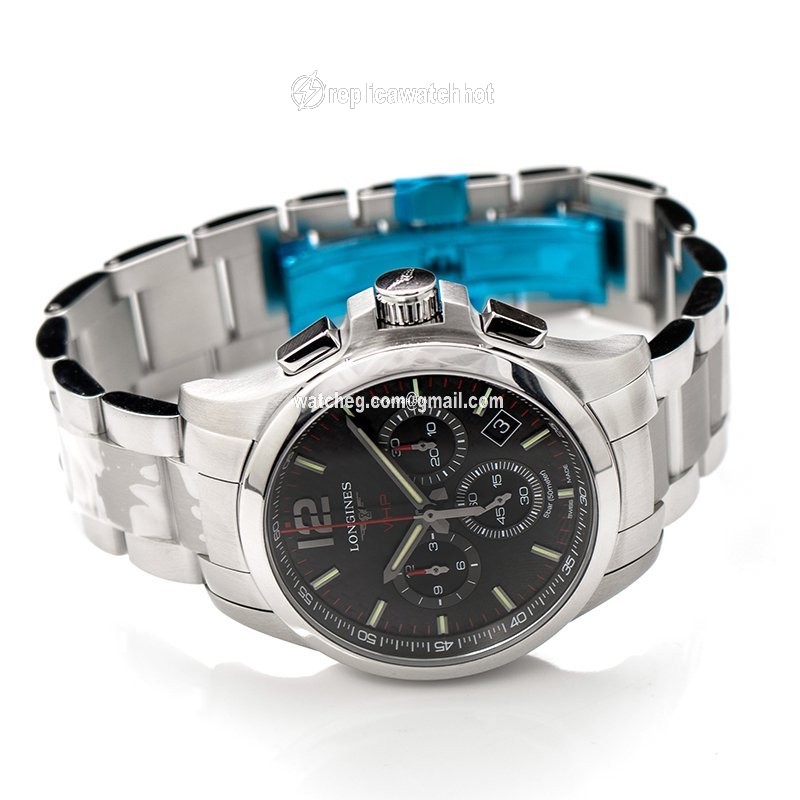 Longines Conquest Mens watch Unisex Quartz Steel L37174666 2