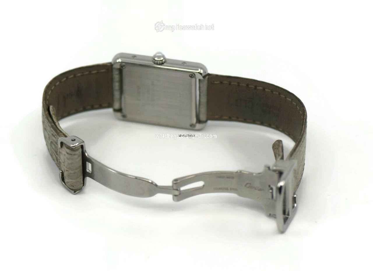Cartier Tank Solo Mens watch Unisex Quartz Steel 2716 2
