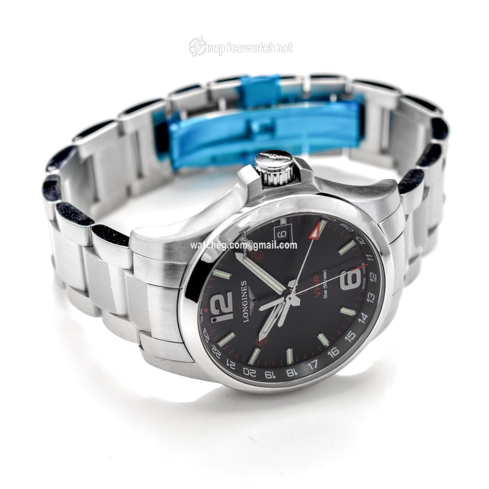 Longines Conquest Mens watch Unisex Quartz Steel L37184566 2