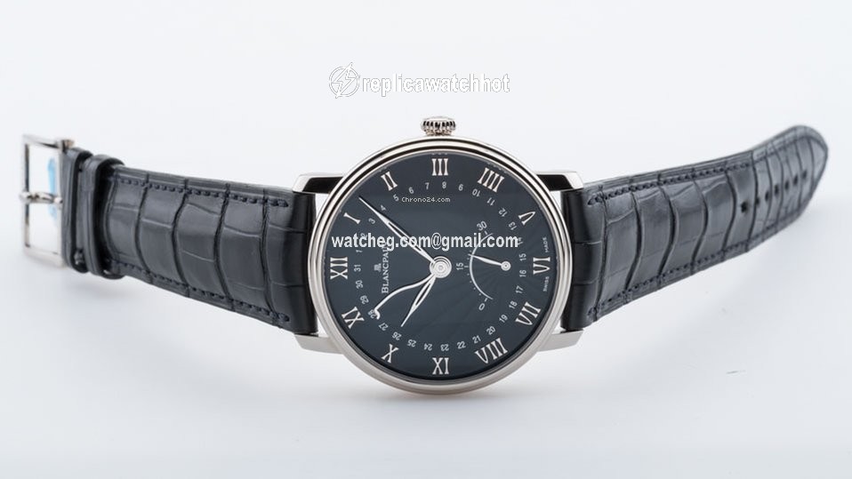 Blancpain Villeret Ultra-Slim Mens watch Unisex Automatic White gold 6653q-1529-55b 2