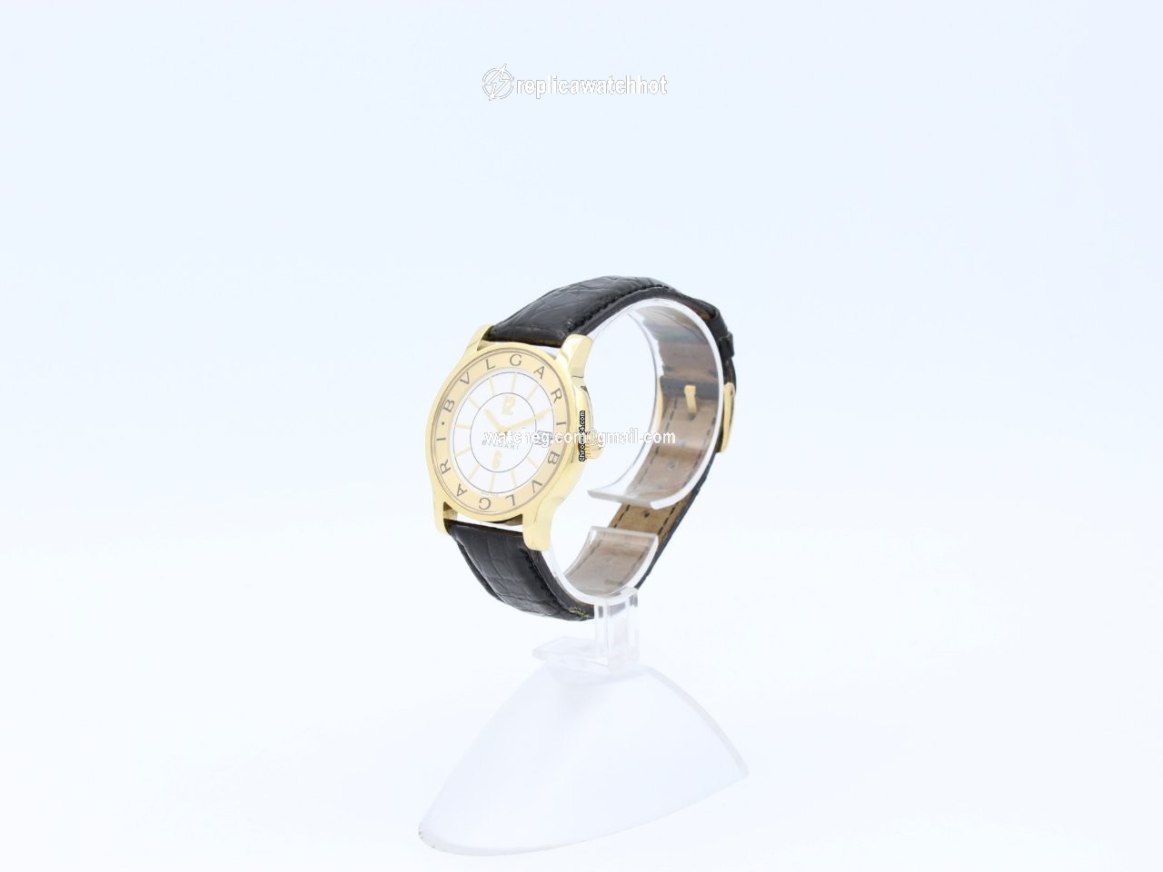Bulgari Solotempo Mens watch Unisex Automatic Yellow gold ST 35 G 2
