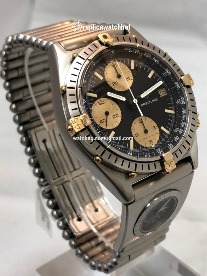 Breitling Chronomat Mens watch Unisex Automatic Gold Steel 81.950 B13047 2