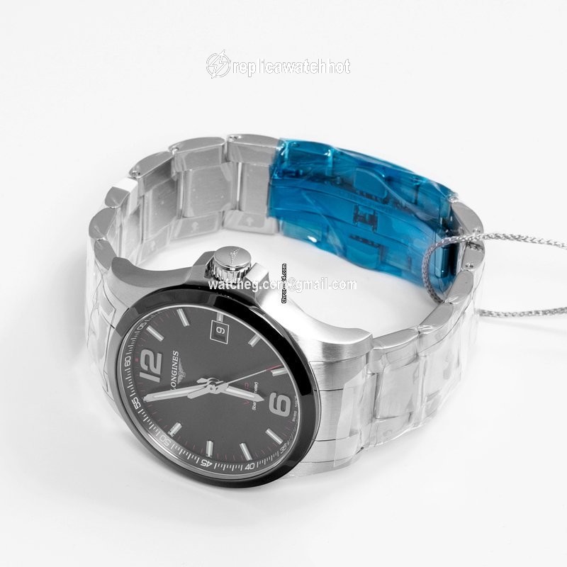 Longines Conquest Mens watch Unisex Quartz Steel L37294566 2