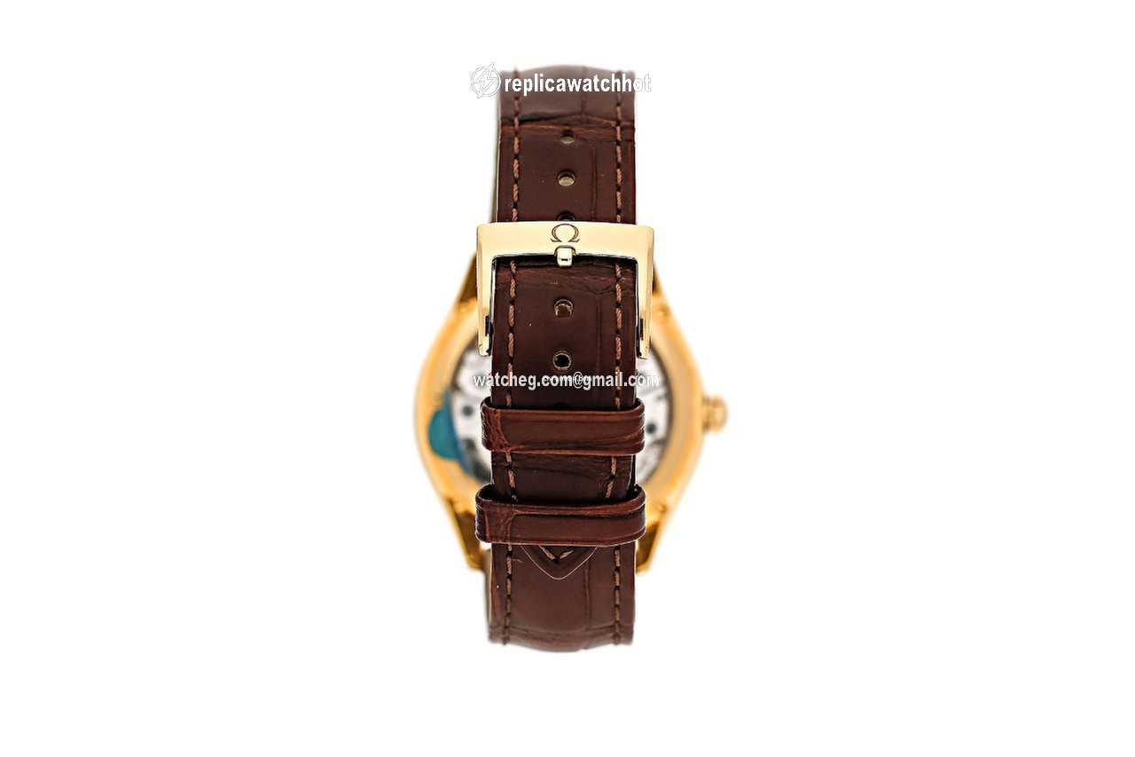 Omega De Ville Tresor Mens watch Unisex Manual winding Yellow gold 432.53.40.21.02.001 2