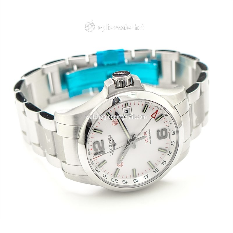 Longines Conquest Mens watch Unisex Quartz Steel L37184766 2