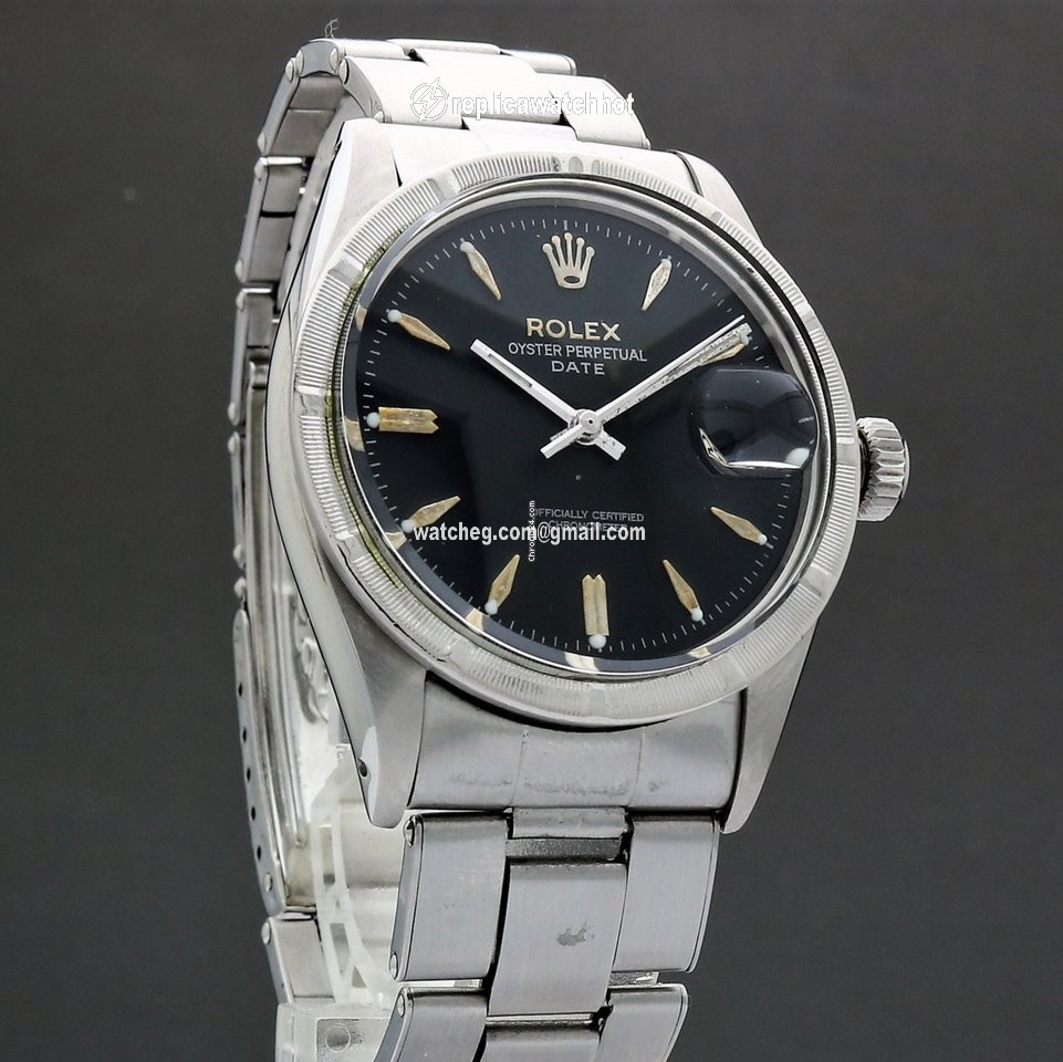 Rolex Oyster Perpetual Date Mens watch Unisex Steel Automatic 6535 2