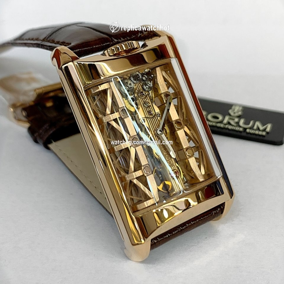 Corum Golden Bridge Mens watch Unisex Manual winding Rose gold B 313 03296 2