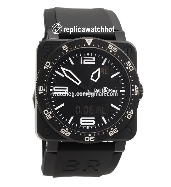 Bell & Ross BR 03 Mens watch Unisex Quartz Steel BR03-88-S 2