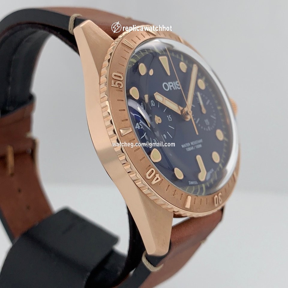 Oris Carl Brashear Mens watch Unisex Automatic Bronze 01 771 7744 3185-Set LS 2