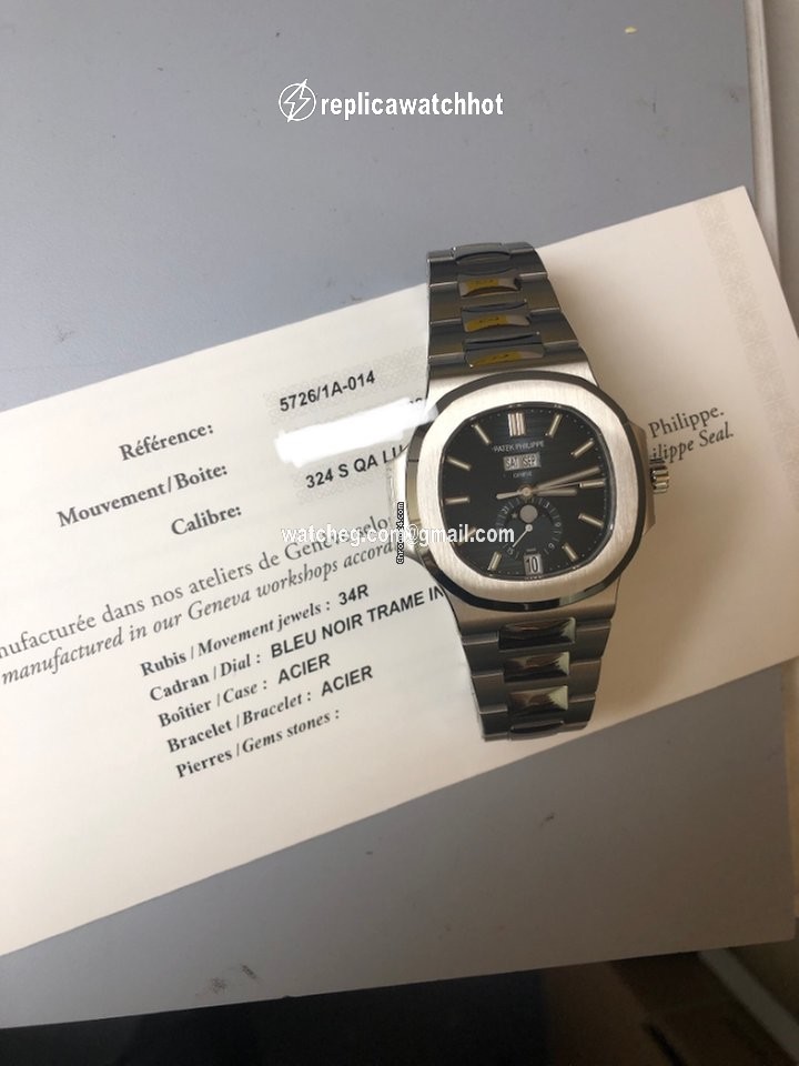 Patek Philippe Nautilus Mens watch Unisex Automatic Steel 5726 1a-014 2