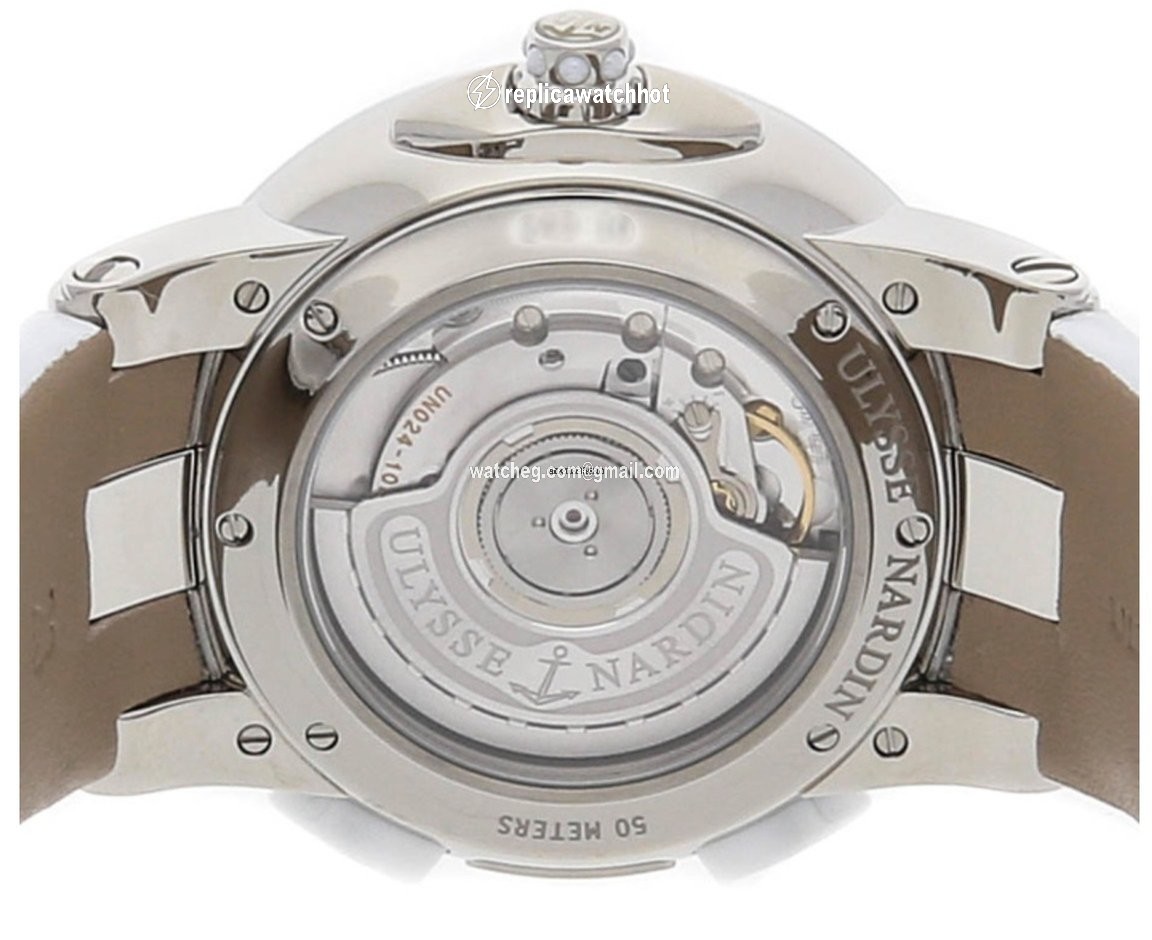 Ulysse Nardin Executive Dual Time Lady Womens watch Automatic Steel 243-10 30-05 2
