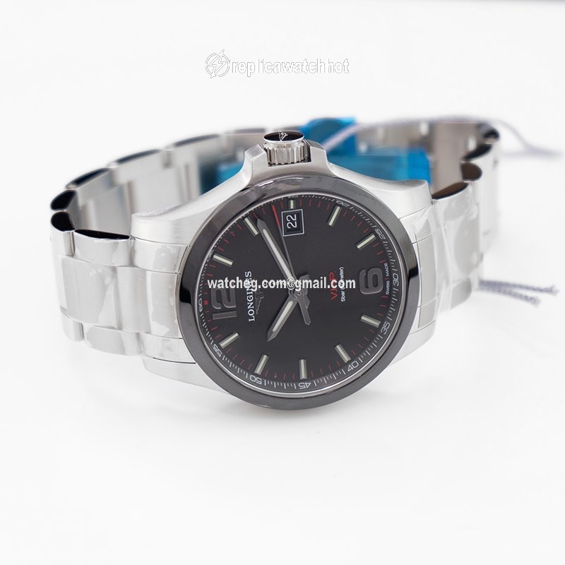 Longines Conquest Mens watch Unisex Quartz Steel L37194566 2