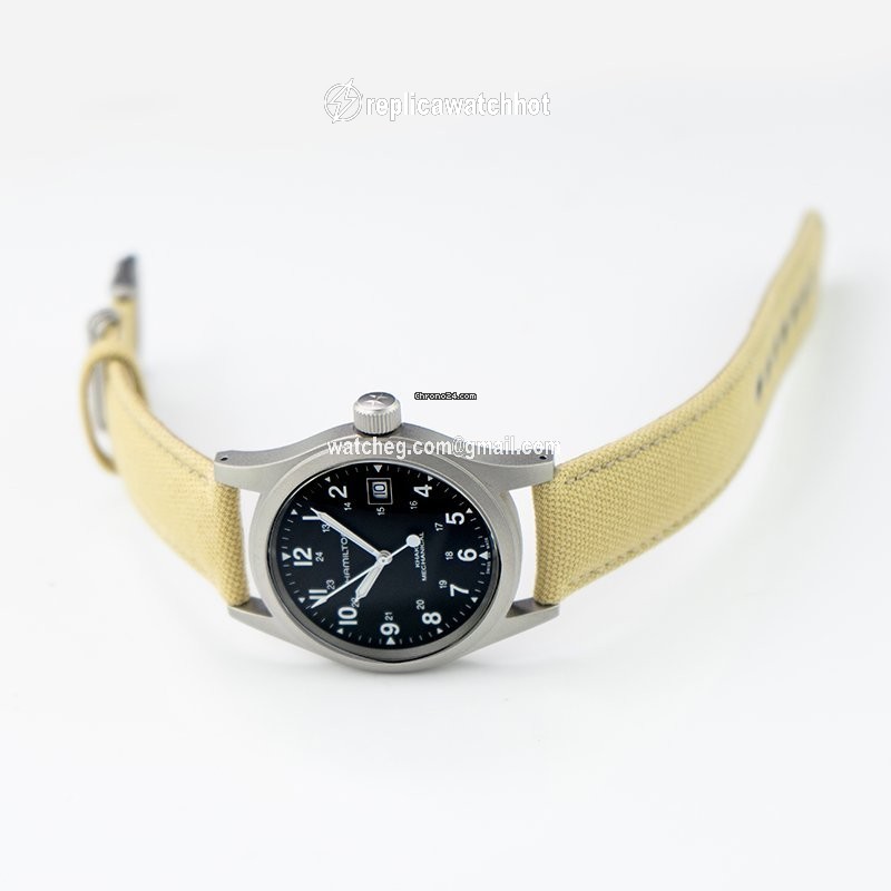Hamilton Khaki Field Mens watch Unisex Manual winding Steel H69439933 2