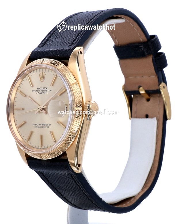 Rolex Oyster Perpetual Date Womens watch Yellow gold Automatic 1510 2