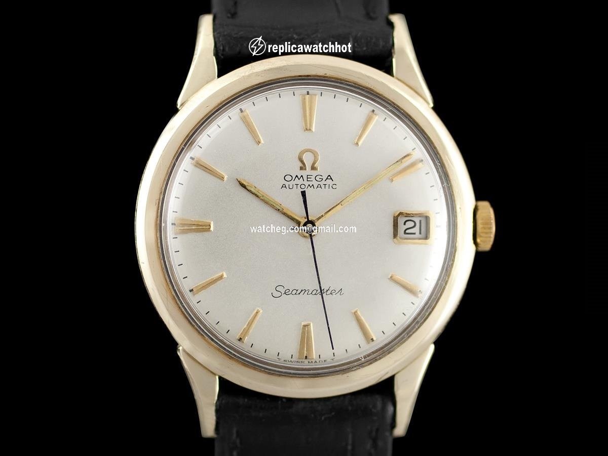 Omega Seamaster Mens watch Unisex Automatic Gold Steel 6848 2