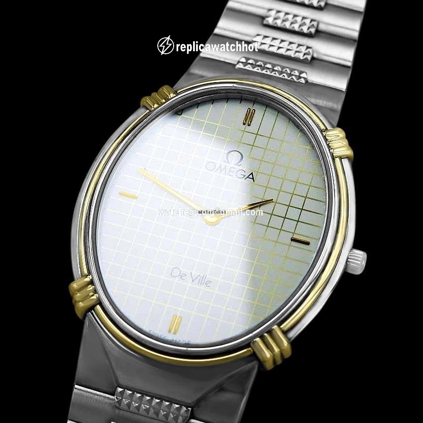Omega De Ville Mens watch Unisex Quartz Gold Steel AB 2 2