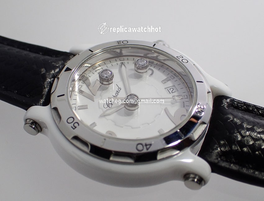 Chopard Happy Sport Womens watch Quartz Ceramic 288507 2