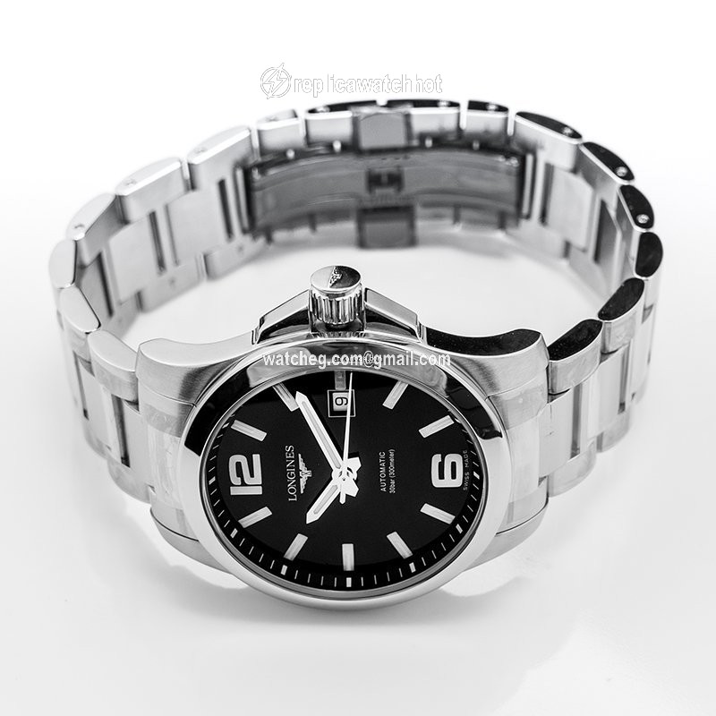 Longines Conquest Mens watch Unisex Automatic Steel L37774586 2