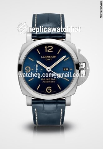 Panerai Luminor 1950 3 Days GMT Automatic Mens watch Unisex Automatic Steel PAM 01033 2