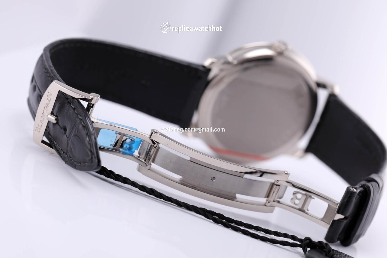 Blancpain Villeret Mens watch Unisex Manual winding White gold 6616-1527-55B 2