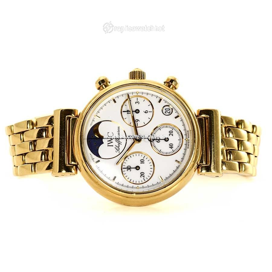IWC Da Vinci Chronograph Quartz Yellow gold IW9536 2