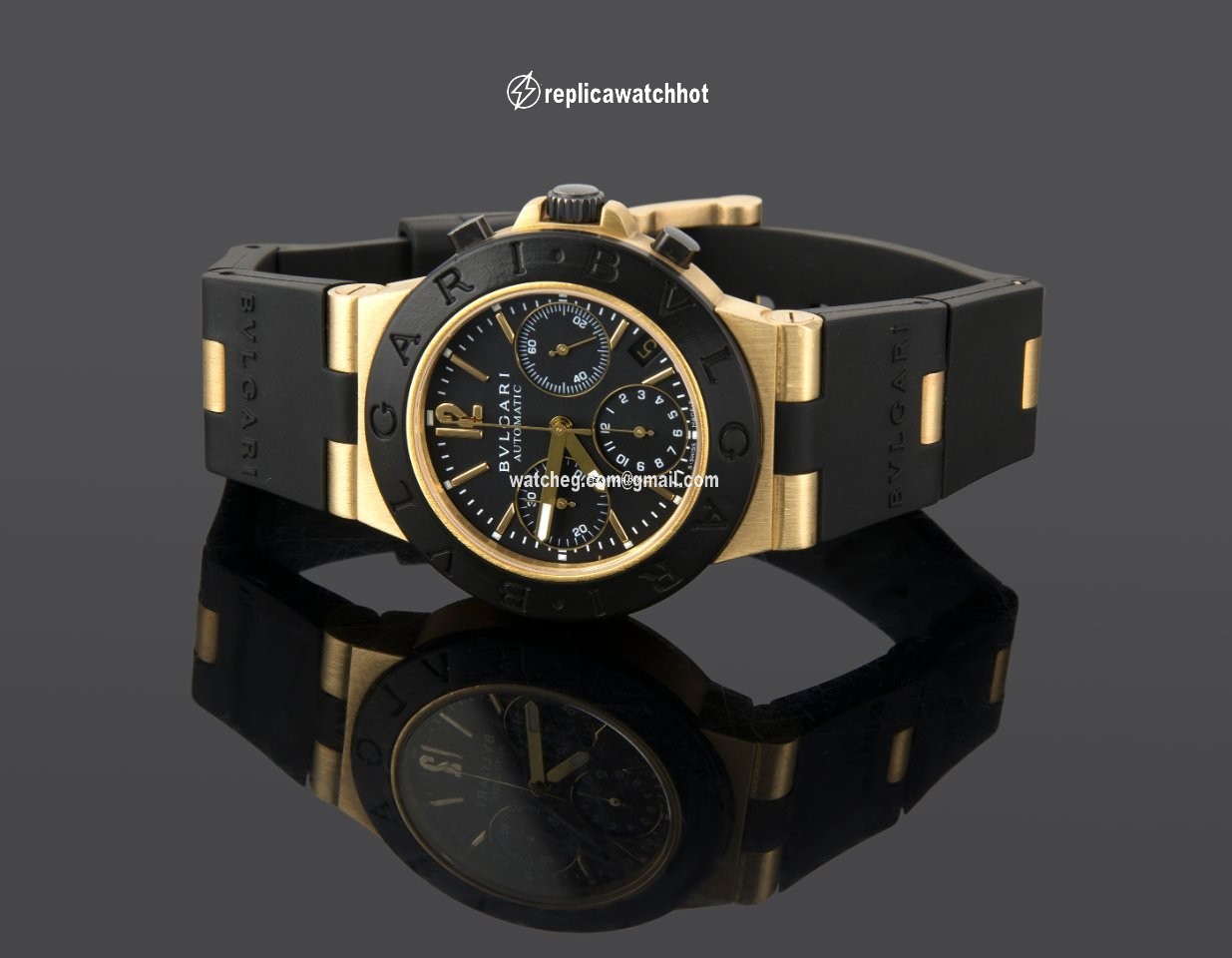 Bulgari Diagono Mens watch Unisex Automatic Yellow gold AC 38 G 2