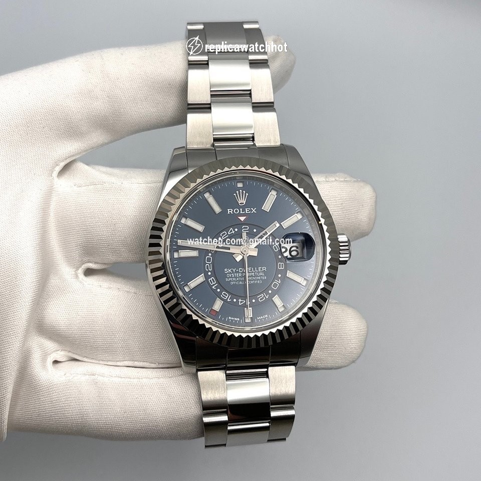Rolex Sky-Dweller Mens watch Unisex Gold Steel Automatic 326934 2