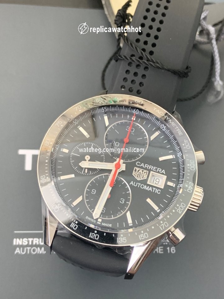TAG Heuer Carrera Calibre 16 Mens watch Unisex Automatic Steel CV201AK.FT6040 2