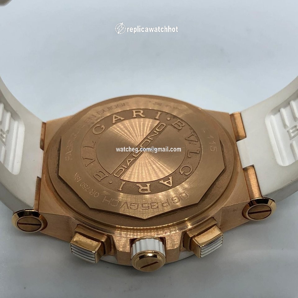 Bulgari Diagono Womens watch Automatic Rose gold DGP35WGDWVDCH.8 2