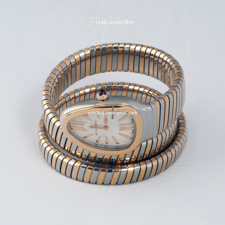 Bulgari Serpenti Womens watch Quartz Gold Steel 102236 SP35C6SPG.2T 2