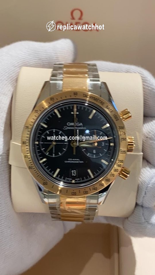 Omega Speedmaster 57 Mens watch Unisex Automatic Gold Steel 331.20.42.51.01.002 2