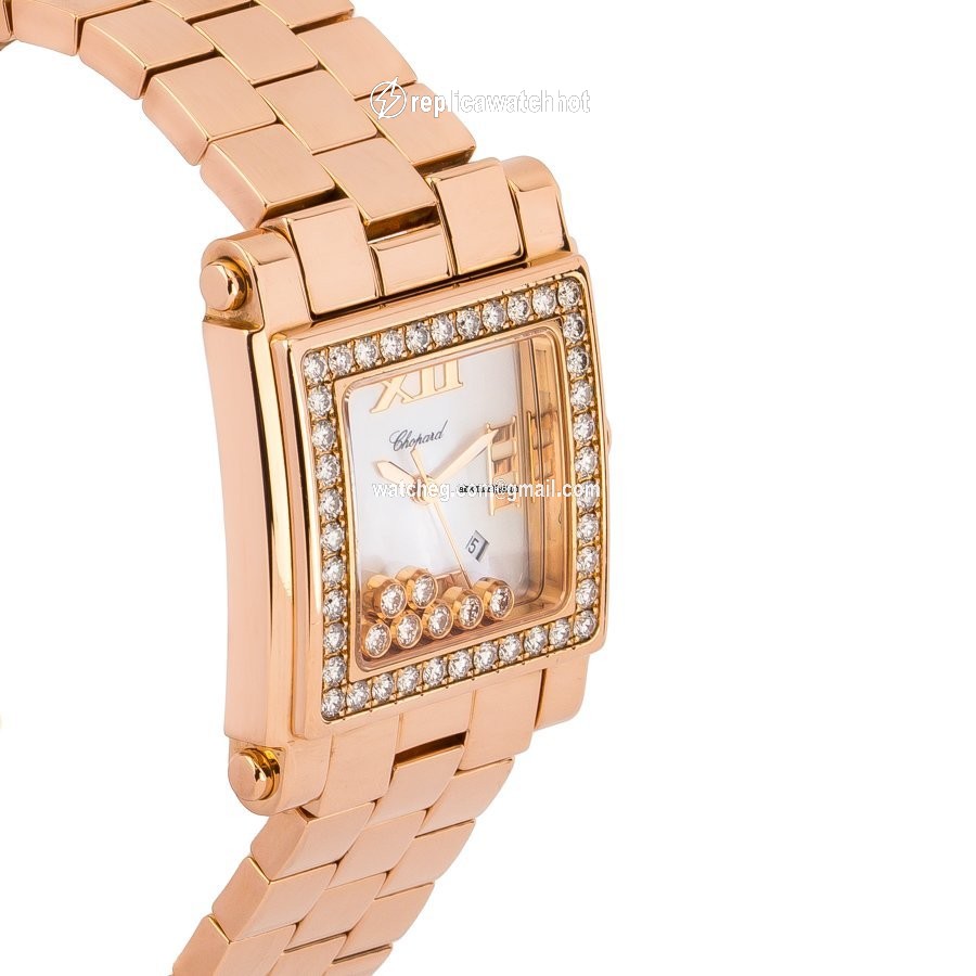 Chopard Happy Sport Mens watch Unisex Quartz Rose gold 275322-5002 2