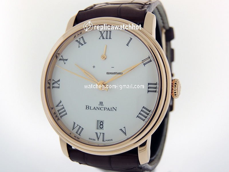 Blancpain Villeret Mens watch Unisex Manual winding Rose gold 6613.3631.55B 2