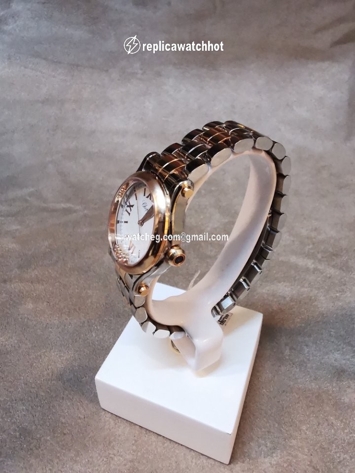 Chopard Happy Sport Womens watch Quartz Gold Steel 278590-6002 2
