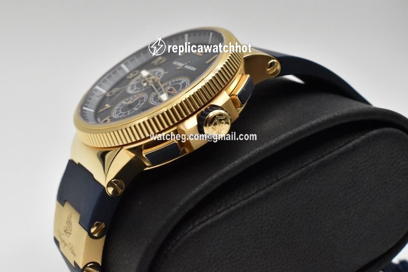 Ulysse Nardin Marine Chronograph Mens watch Unisex Automatic Rose gold 1506-150LE-3 63-VB 2
