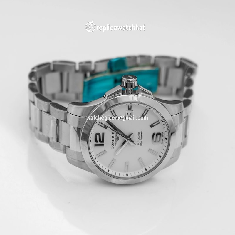 Longines Conquest Mens watch Unisex Automatic Steel L37764166 2