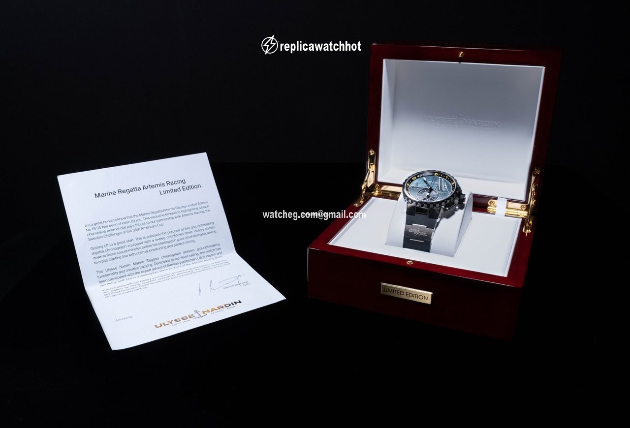 Ulysse Nardin Marine Regatta Mens watch Unisex Automatic Steel 1553-155LE-3 E2-ART 2
