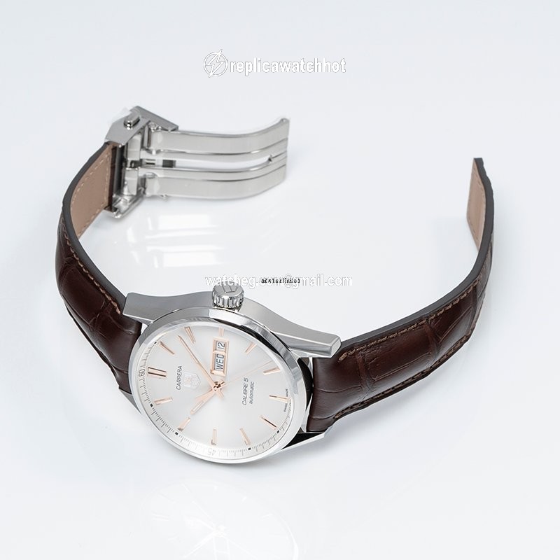 TAG Heuer Carrera Calibre 5 Mens watch Unisex Automatic Steel WAR201D.FC6291 2