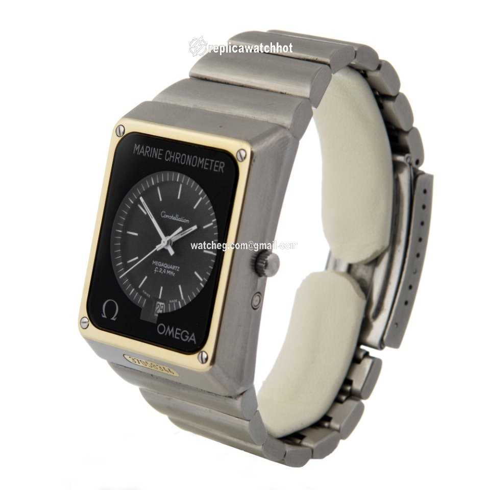 Omega Constellation Quartz Mens watch Unisex Quartz Steel 198.0082 2