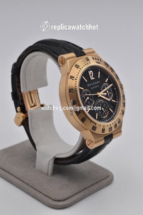 Bulgari Diagono Mens watch Unisex Automatic Yellow gold CH.40.G.TA 2