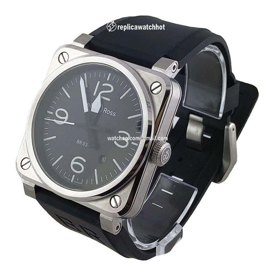 Bell & Ross BR 03-92 Steel Mens watch Unisex Automatic Steel BR03-92 BLC-ST 2