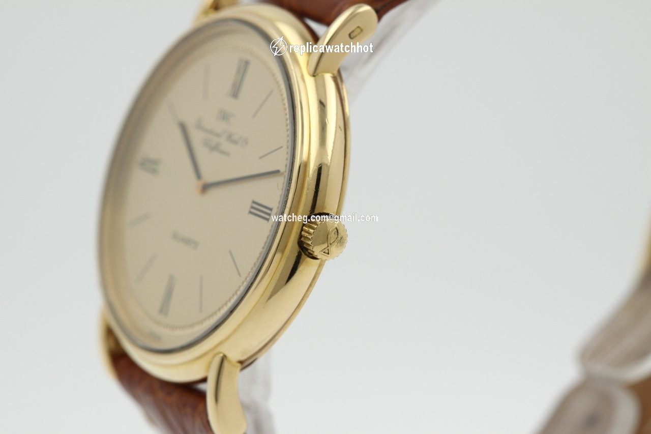 IWC Mens watch Unisex Quartz Yellow gold 3803 2