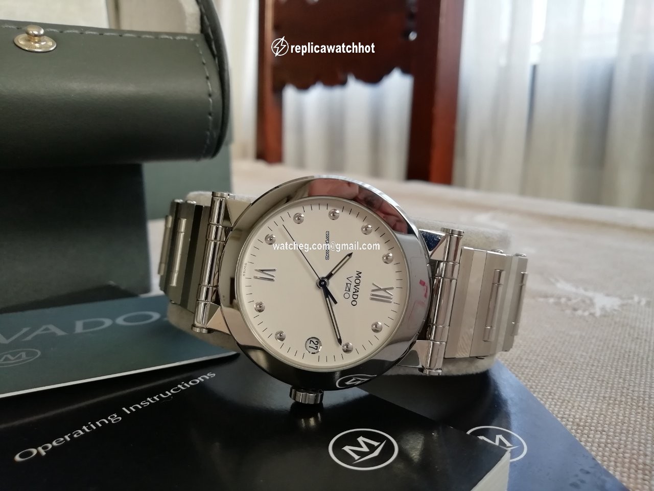 Movado Vizio Mens watch Unisex Quartz Steel 83 C2 878.7 2