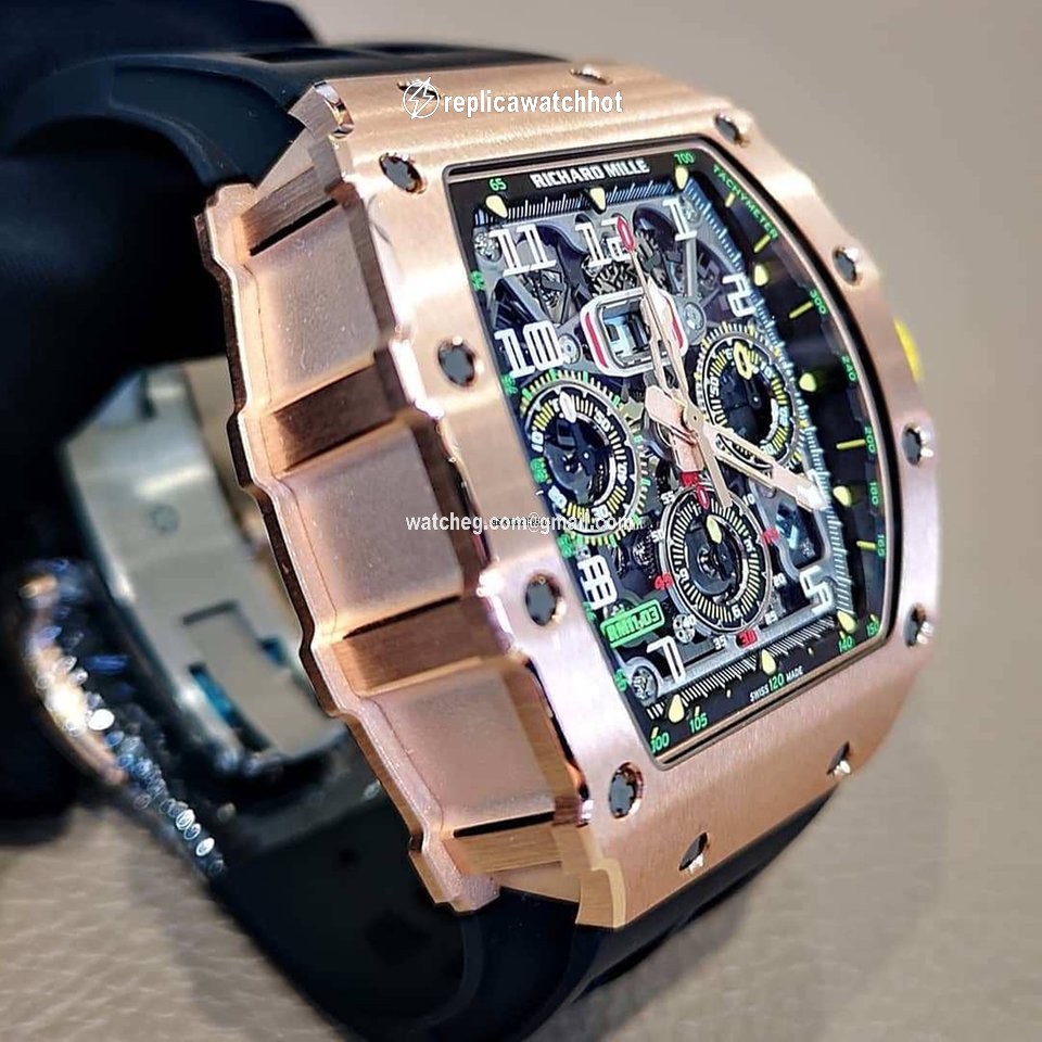Richard Mille RM 011 Mens watch Unisex Automatic Rose gold Richard Mille Rm11-03 Full Rose gold 2
