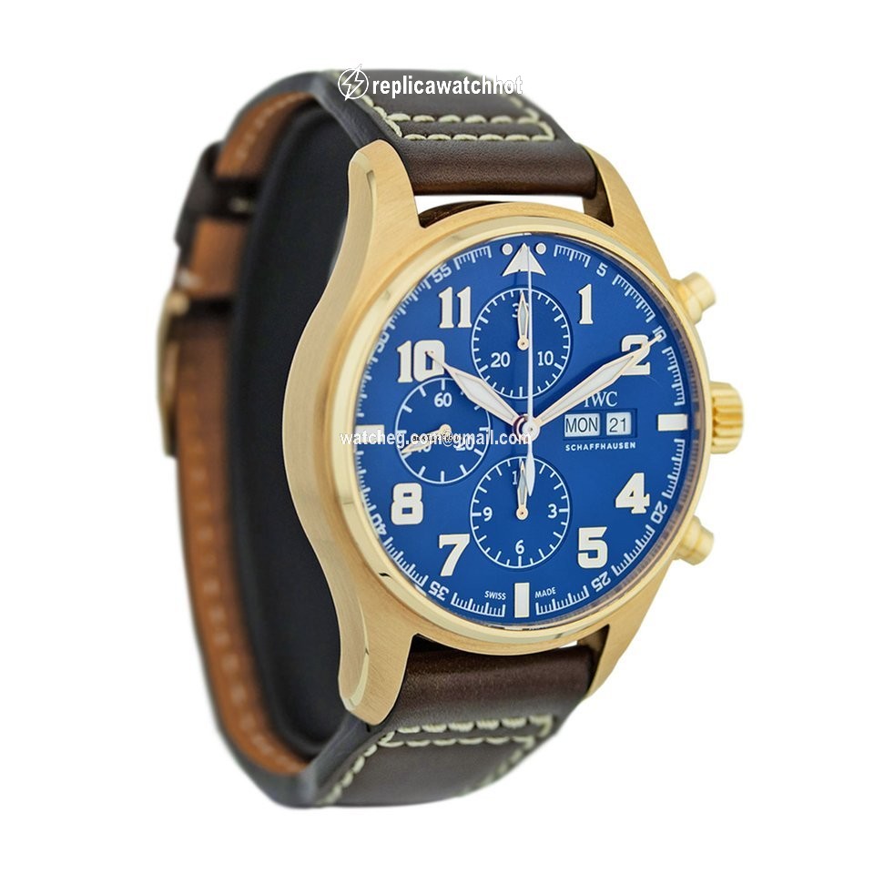 IWC Pilot Chronograph Mens watch Unisex Automatic Red gold IW377721 2