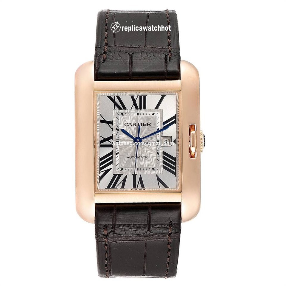 Cartier Tank Anglaise Womens watch Automatic Rose gold W5310005 2