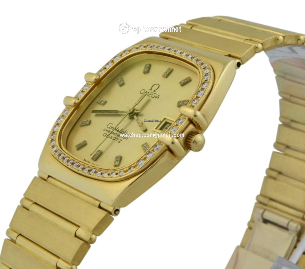 Omega Constellation Quartz Mens watch Unisex Quartz Yellow gold 498.0019 2