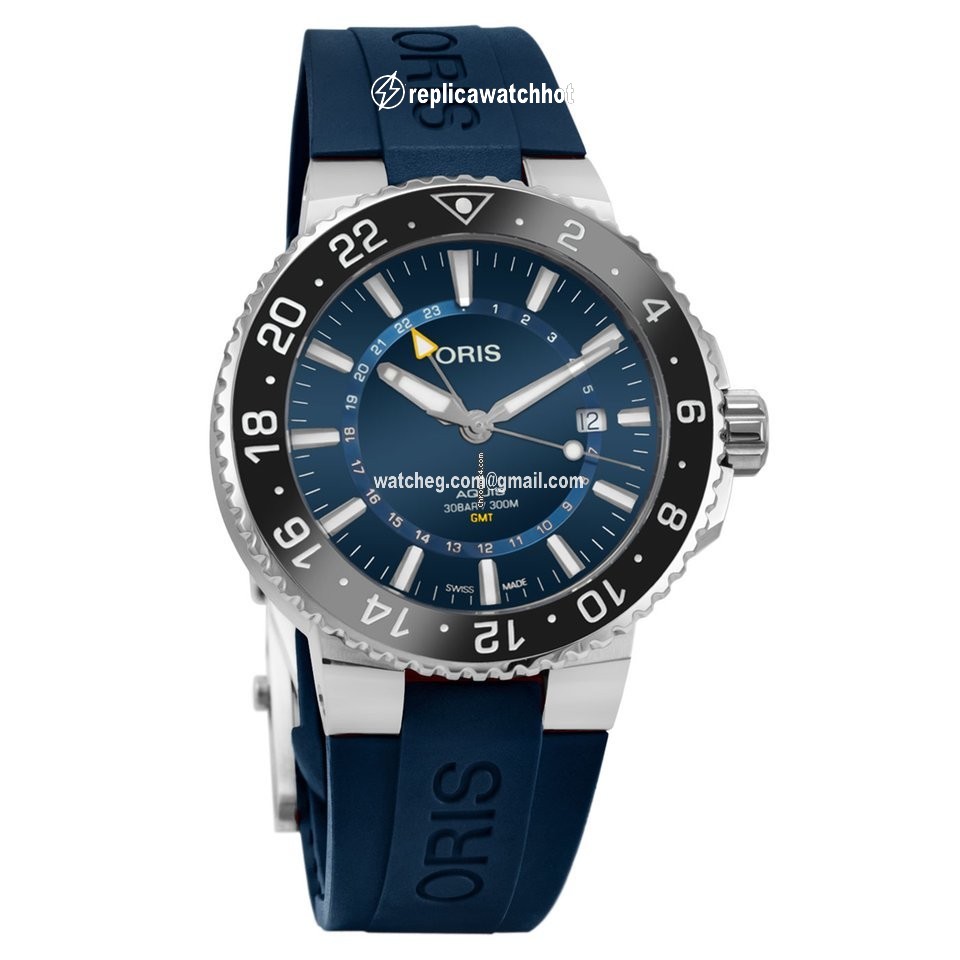 Oris Aquis GMT Date Mens watch Unisex Automatic Steel 01 798 7754 4135-07 4 24 65EB 2